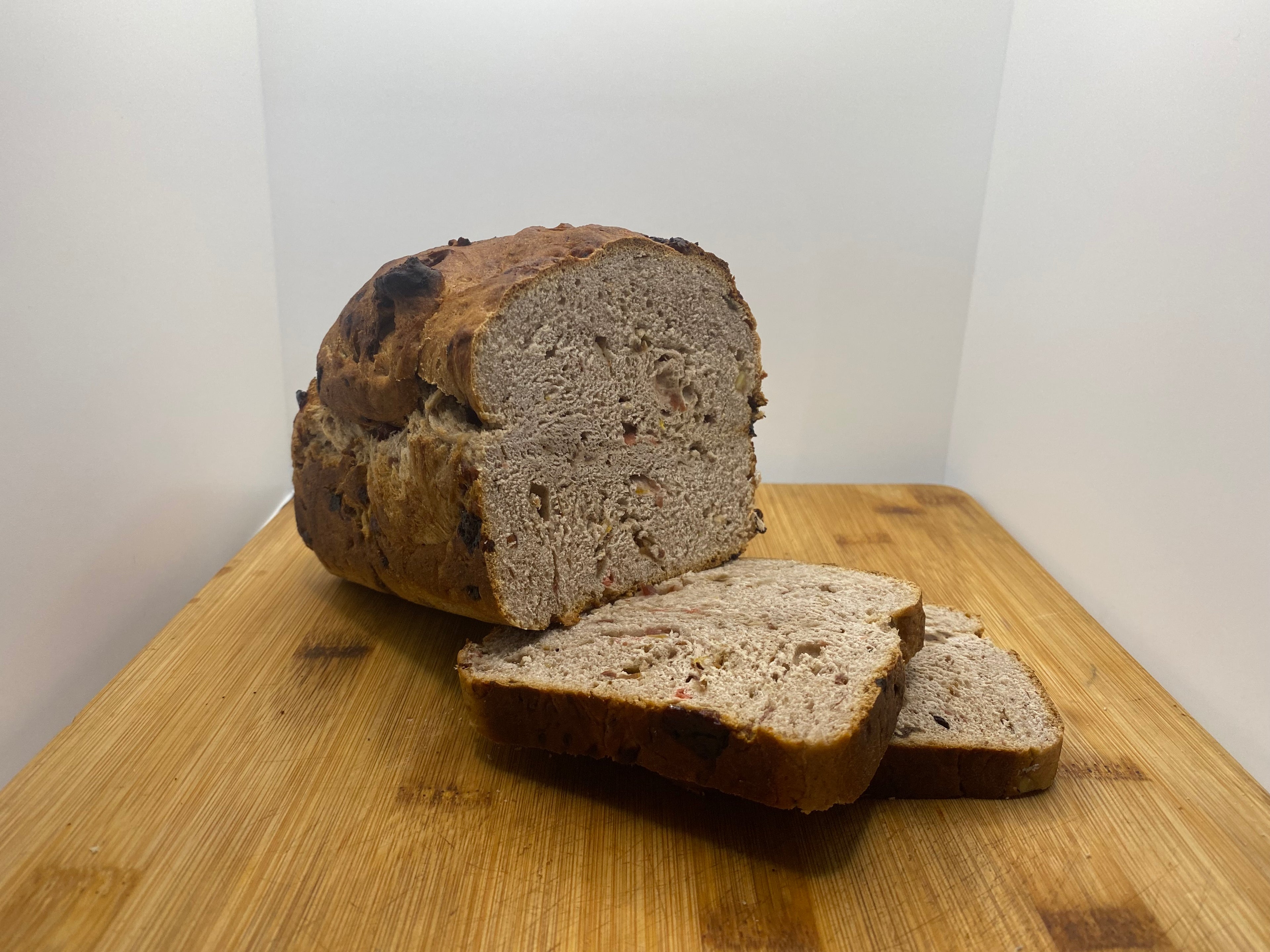 Fruit Loaf with Mixed Fruit, Cranberries and Apricot