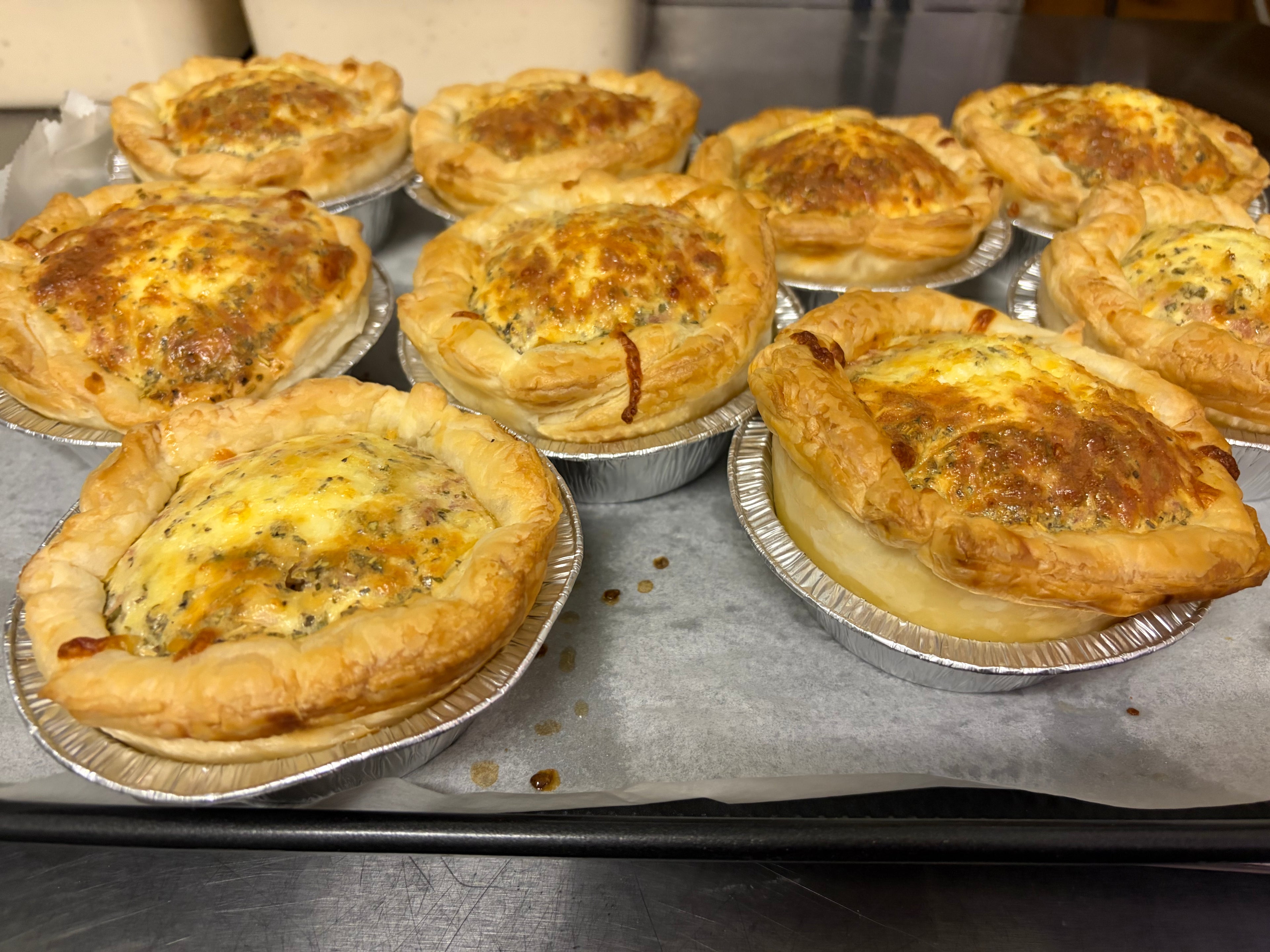 Egg and Bacon Puff Pie - 2 and 4 Pack