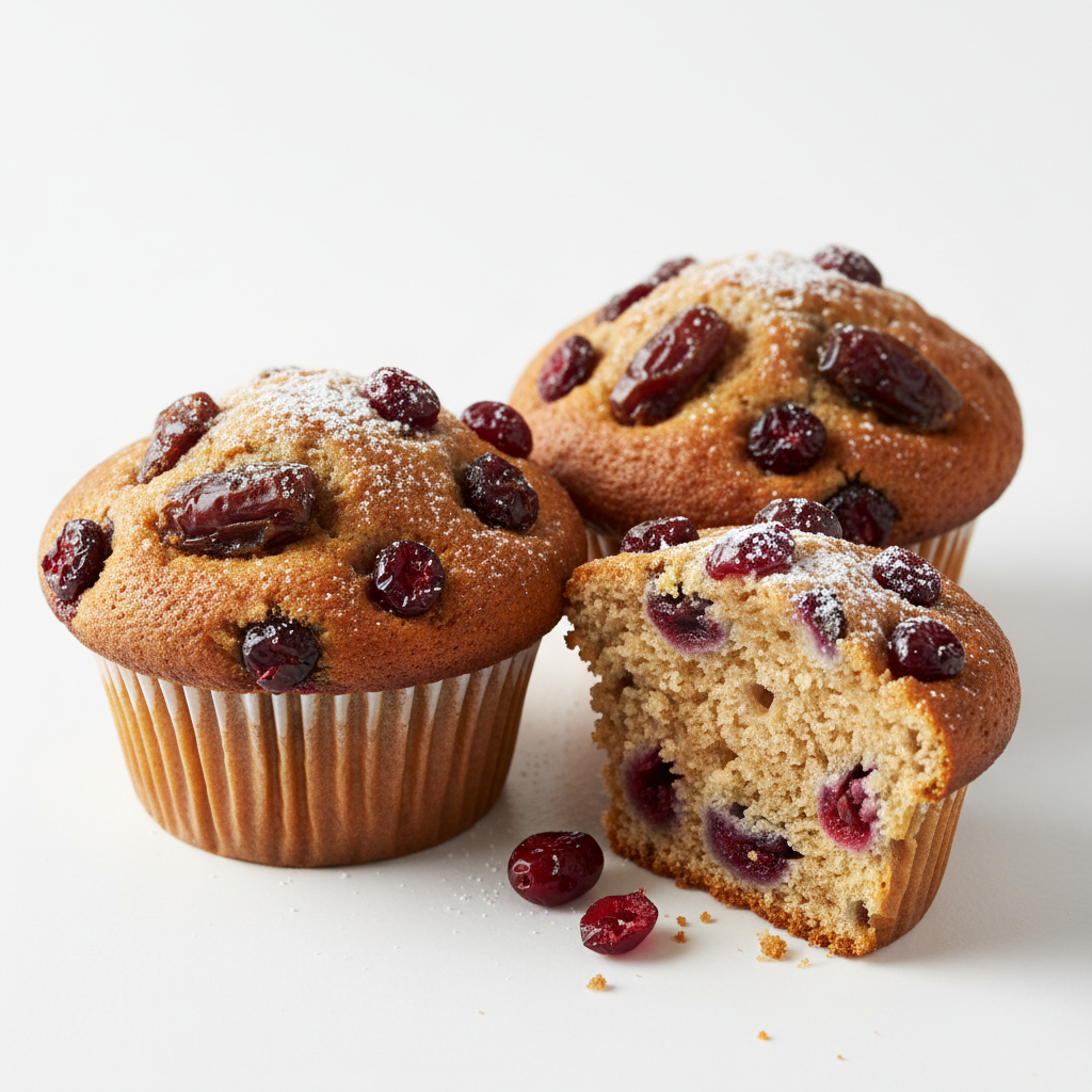 Muffin - Date and Cranberry 1, 2 or 4 pack