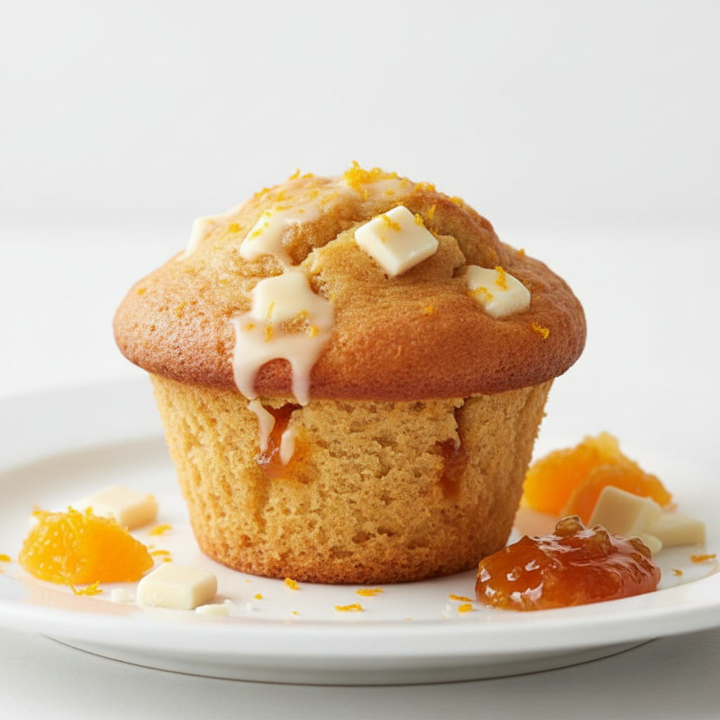 Muffin - Orange, Marmalade and White Chocolate 1, 2 or 4 pack