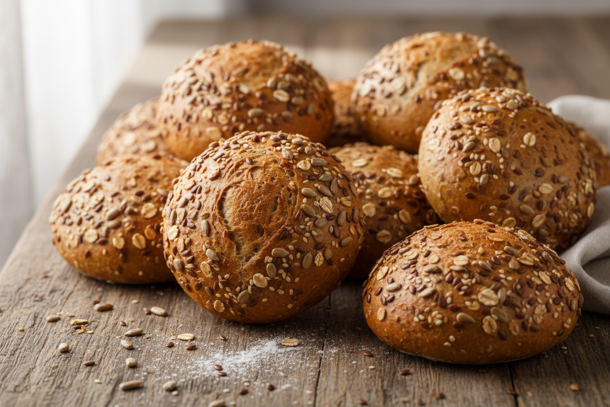 Multigrain Bread Rolls 4 or 6 pack