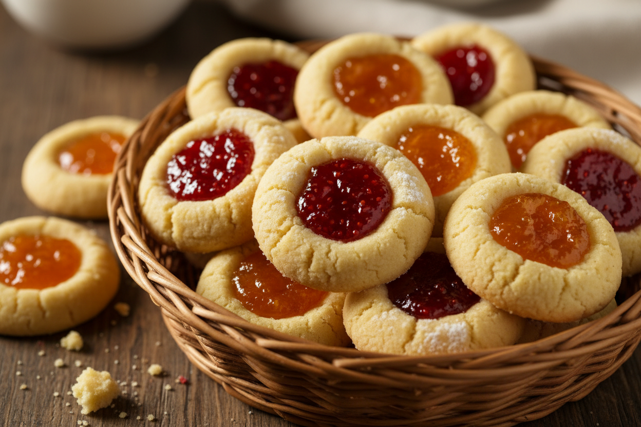 Biscuit - Vanilla Jam Drops 12 and 24 pack